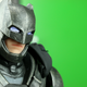He kinda looks like Lego Batman from the neck up. Can’t wait for Lego Batman.